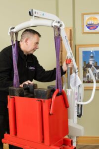 Full safe working load LOLER Testing in Derbyshire carried out by a certified inspector.