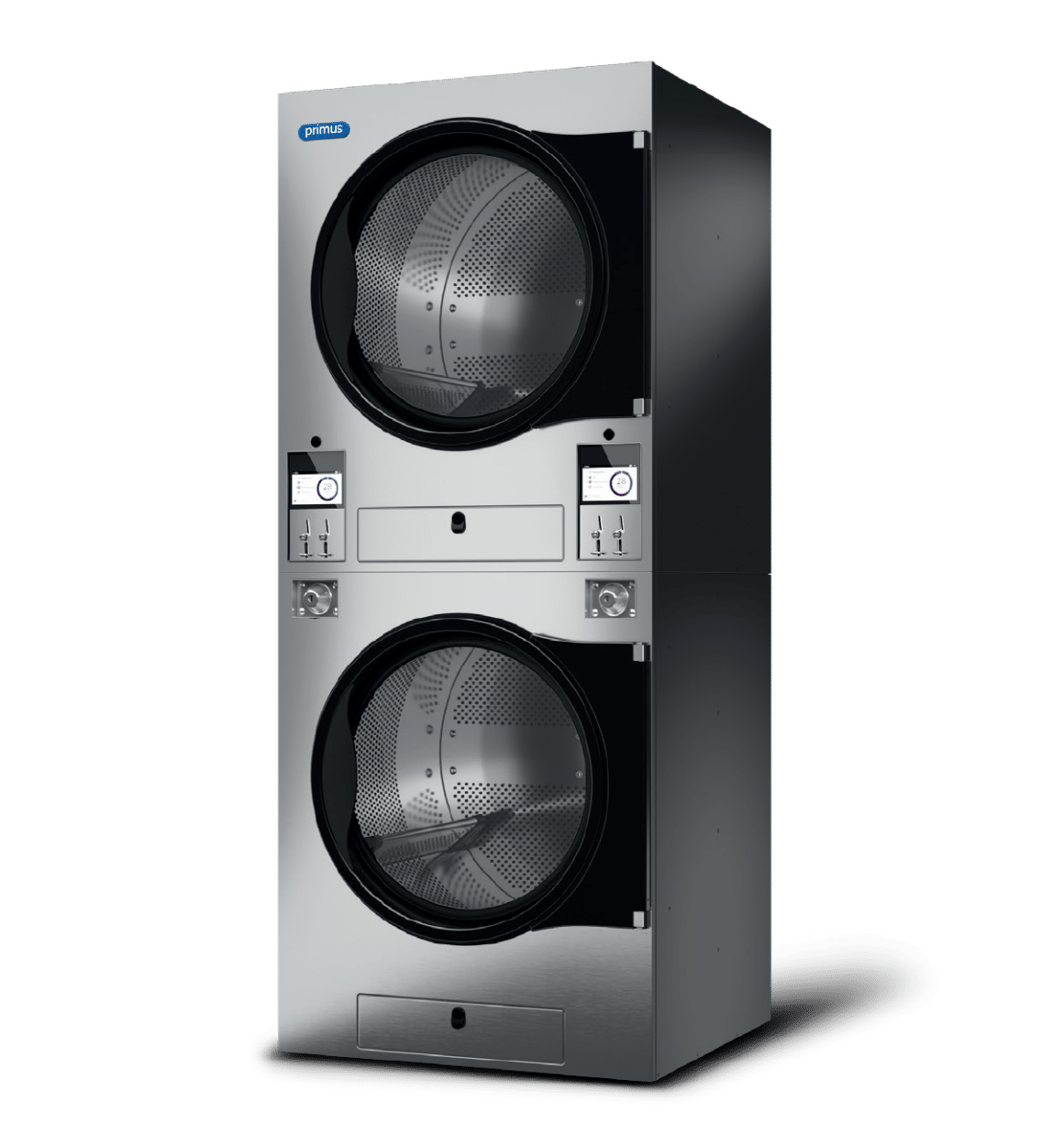 Primus DX13/13 and DX20/20 stacked commercial tumble dryer