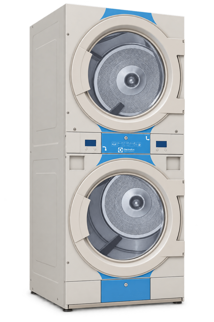 Electrolux T5425S 2 x 24kg double stack commercial tumble dryer