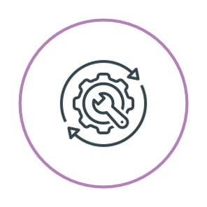Planned servicing and maintenance icon