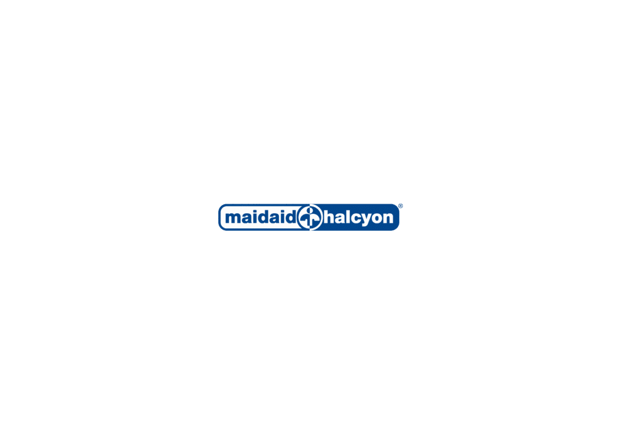 Maidaid Halcyon commercial laundry equipment logo