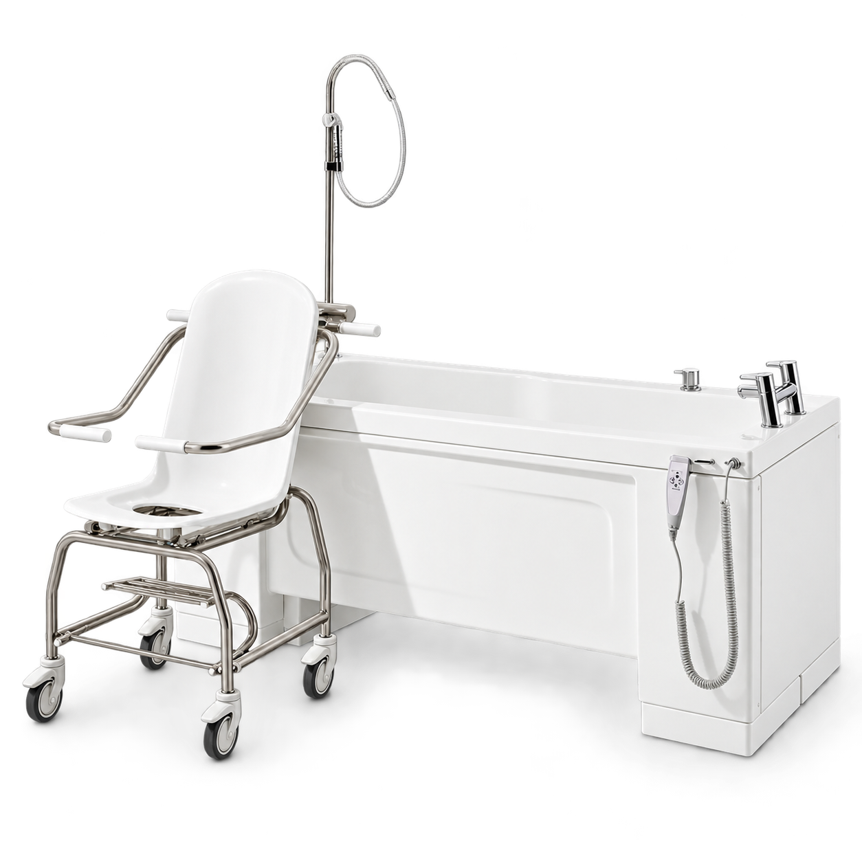Gainsborough PRO Comfort variable height bath with detachable transfer seat