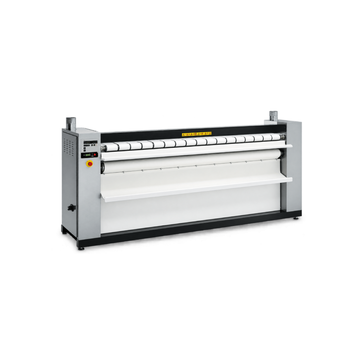 Fagor PS35160 1.6m industrial flatwork ironer with roller system and control panel for professional laundry operations.